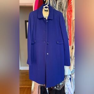 J Crew Blue Women's Coat Tall 12